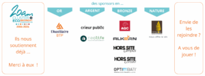 Nos sponsors pour nos 20 ans
